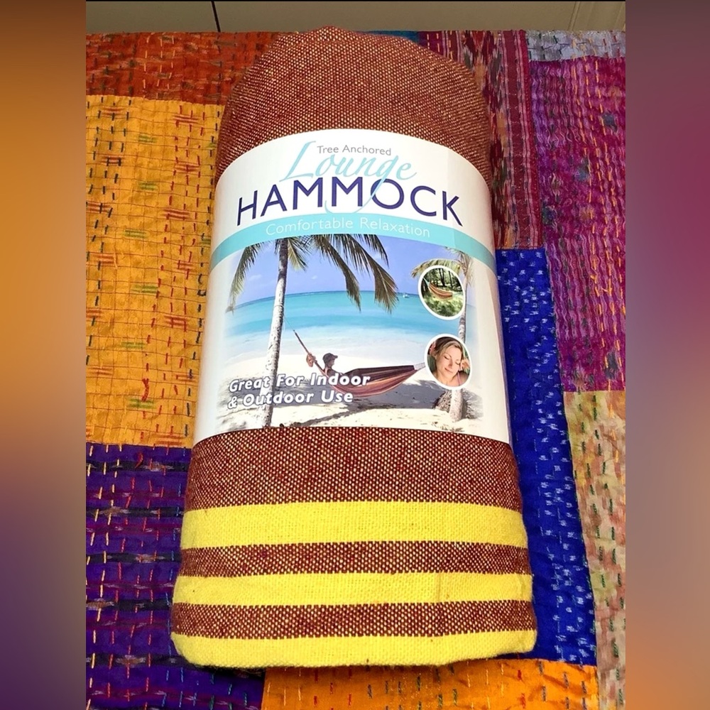 Blue Star Tree Anchored Lounge Hammock